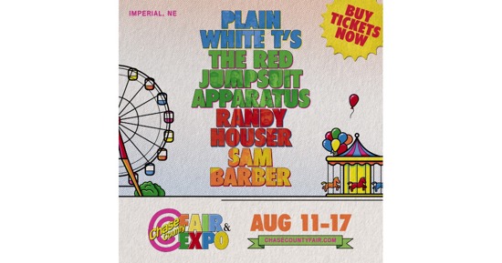 Chase County Fair Releases Concert Lineup